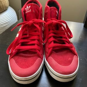 Adidas Red High Top